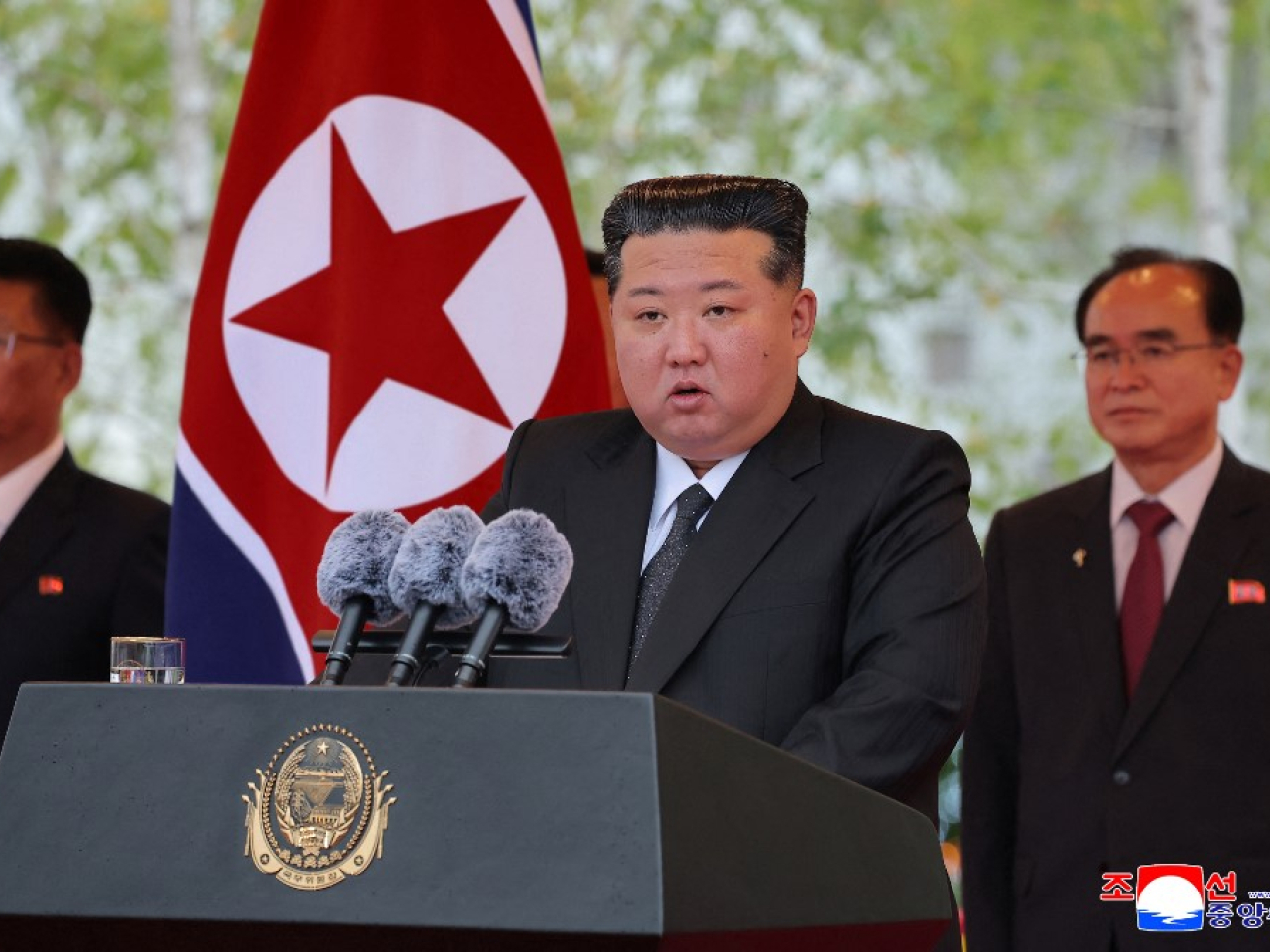 金正恩表示，要在10年內在各領域、各部門和所有地區實現新的巨變。（法新社資料圖片）
