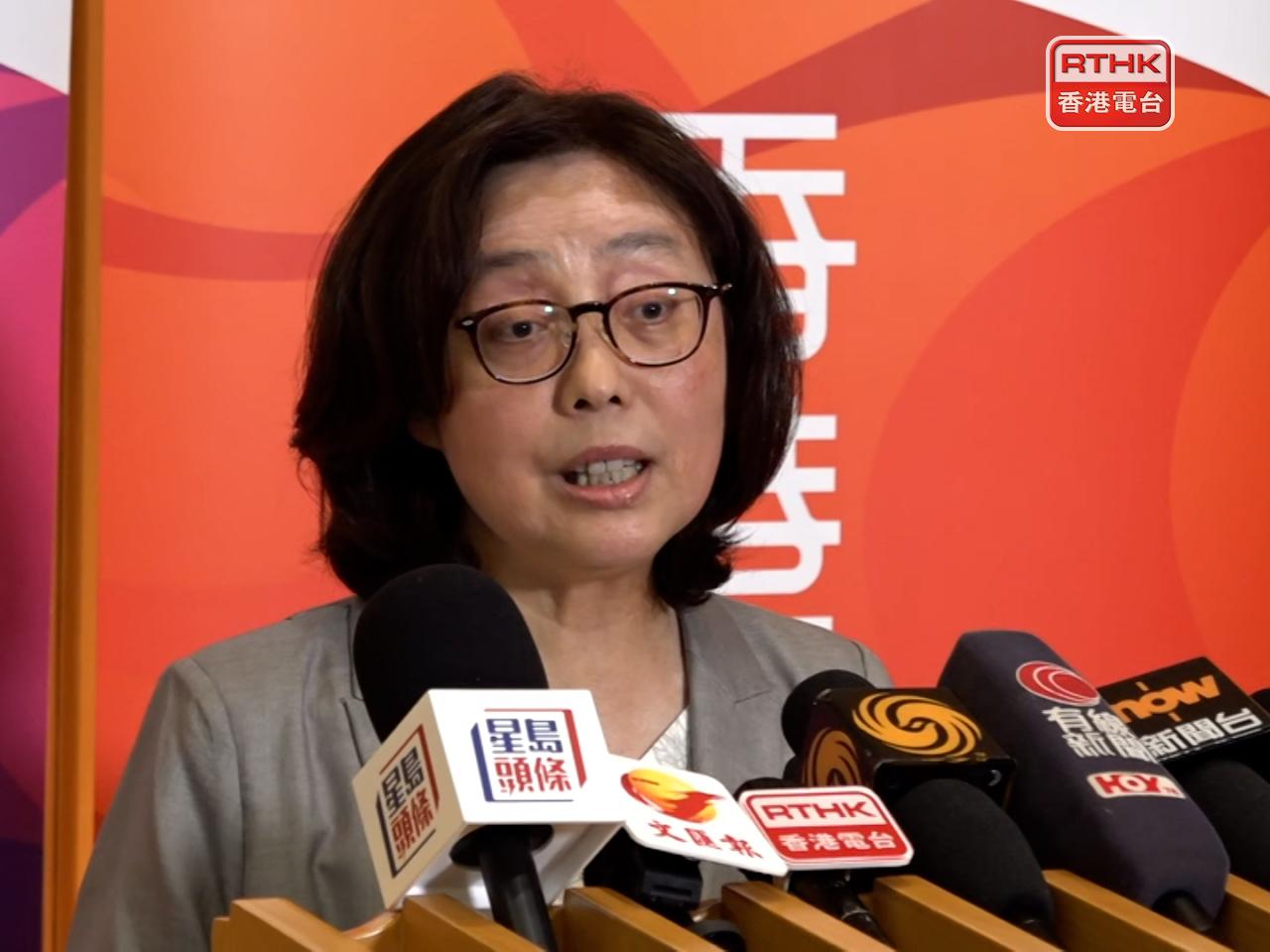 Development chief Bernadette Linn says Jordan Valley is undergoing a rezoning process. Photo: RTHK