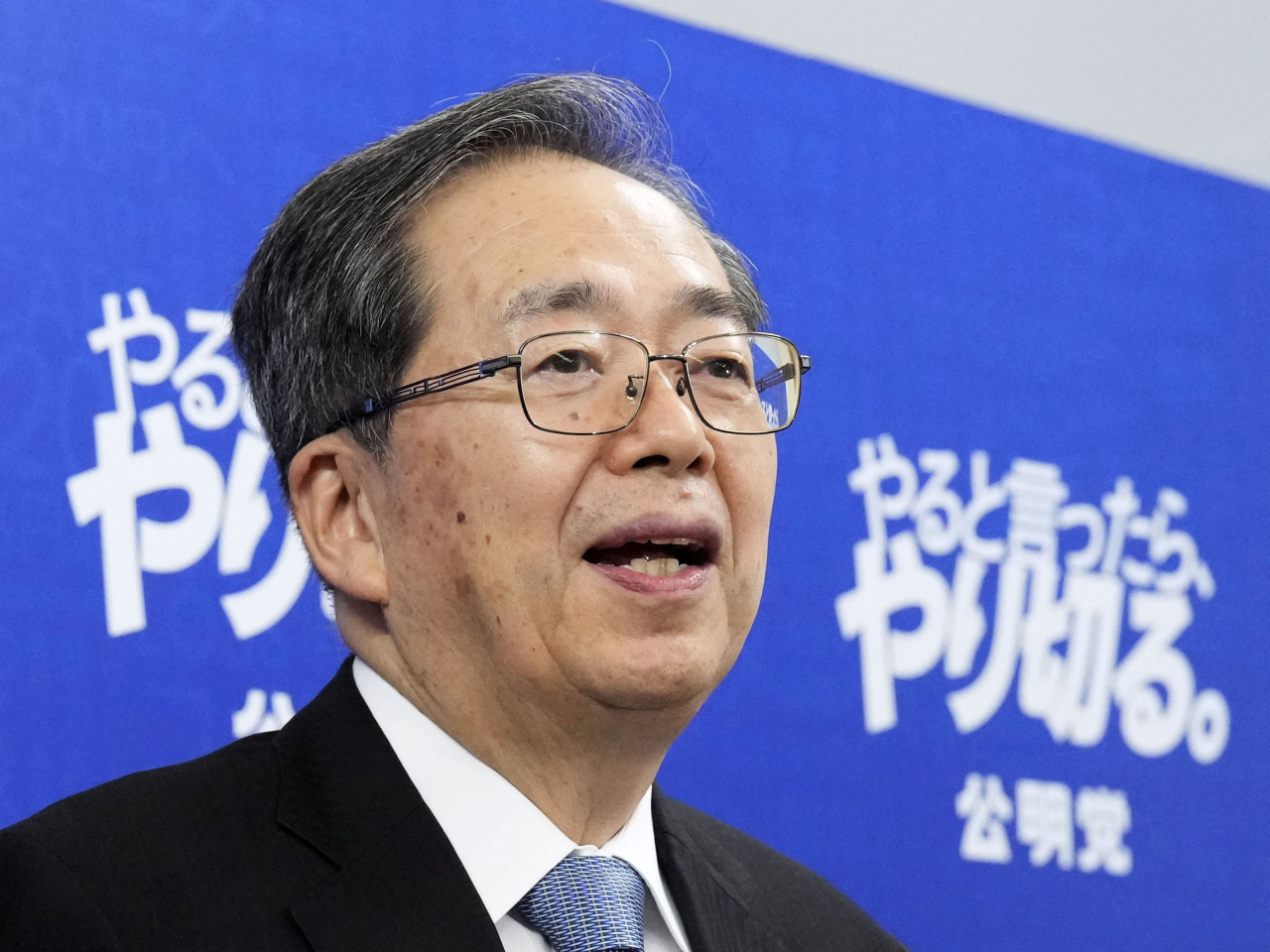 齊藤鐵夫表示與高市早苗在關於政治與金錢的基本態度方面，存在意見分歧。（路透社）