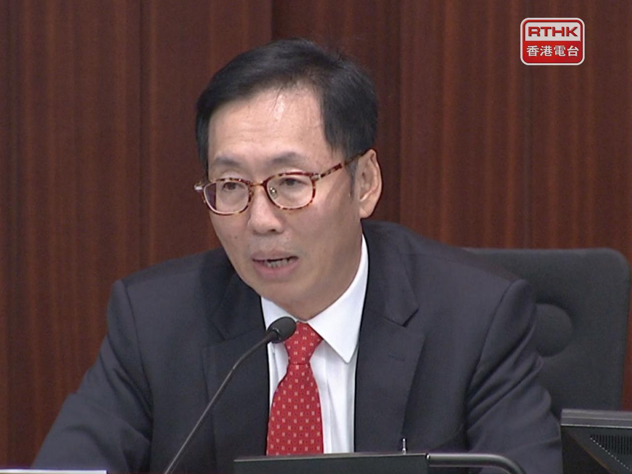 陳健波希望新一屆立法會有更多年輕人加入。（港台圖片）