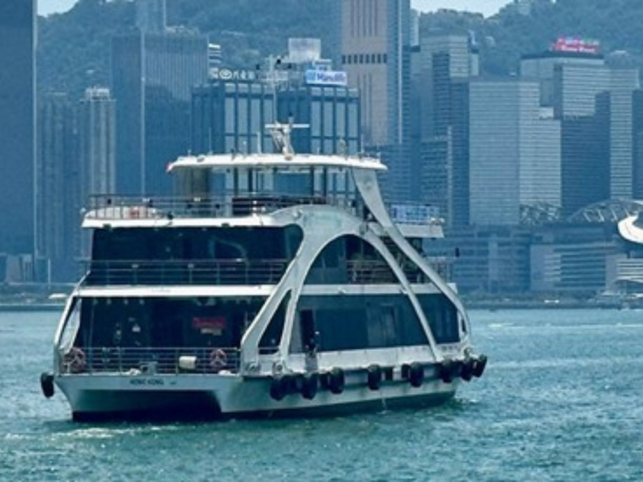 Mable Chan said water taxis offer a perfect way to really enjoy and experience Victoria Harbour. Photo courtesy of Mable Chan's blog