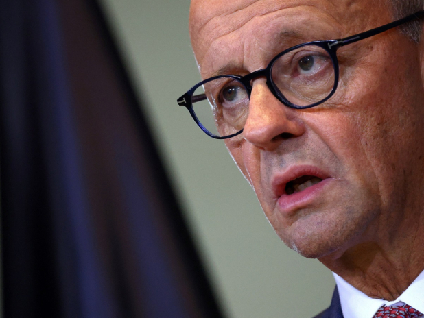 默茨說，加沙停火對中東以至更廣闊地區的民眾來說都是好消息。（路透社資料圖片）