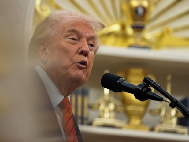 特朗普指哈馬斯正在聚集被扣押人員,這些人員目前的處境相當艱難。(路透社)