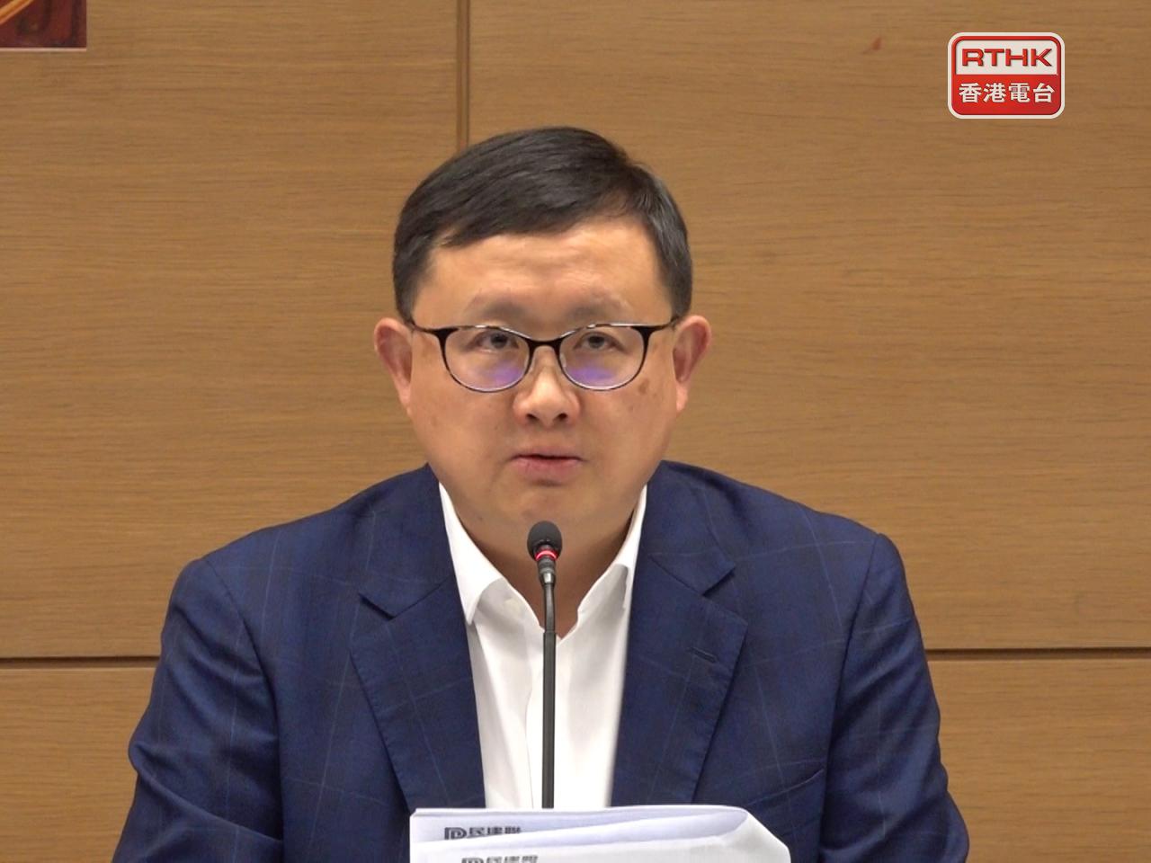 黃英豪表示，不會參選第八屆立法會選舉。（港台圖片）