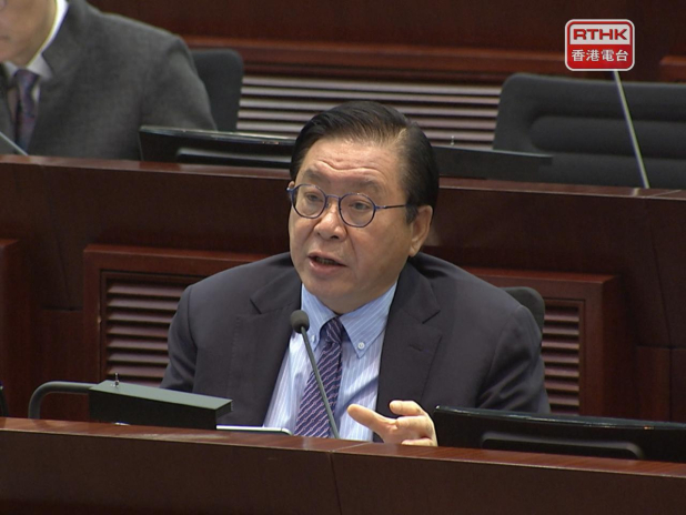 林健鋒宣布不競逐連任，今後在不同平台為香港服務。（港台圖片）