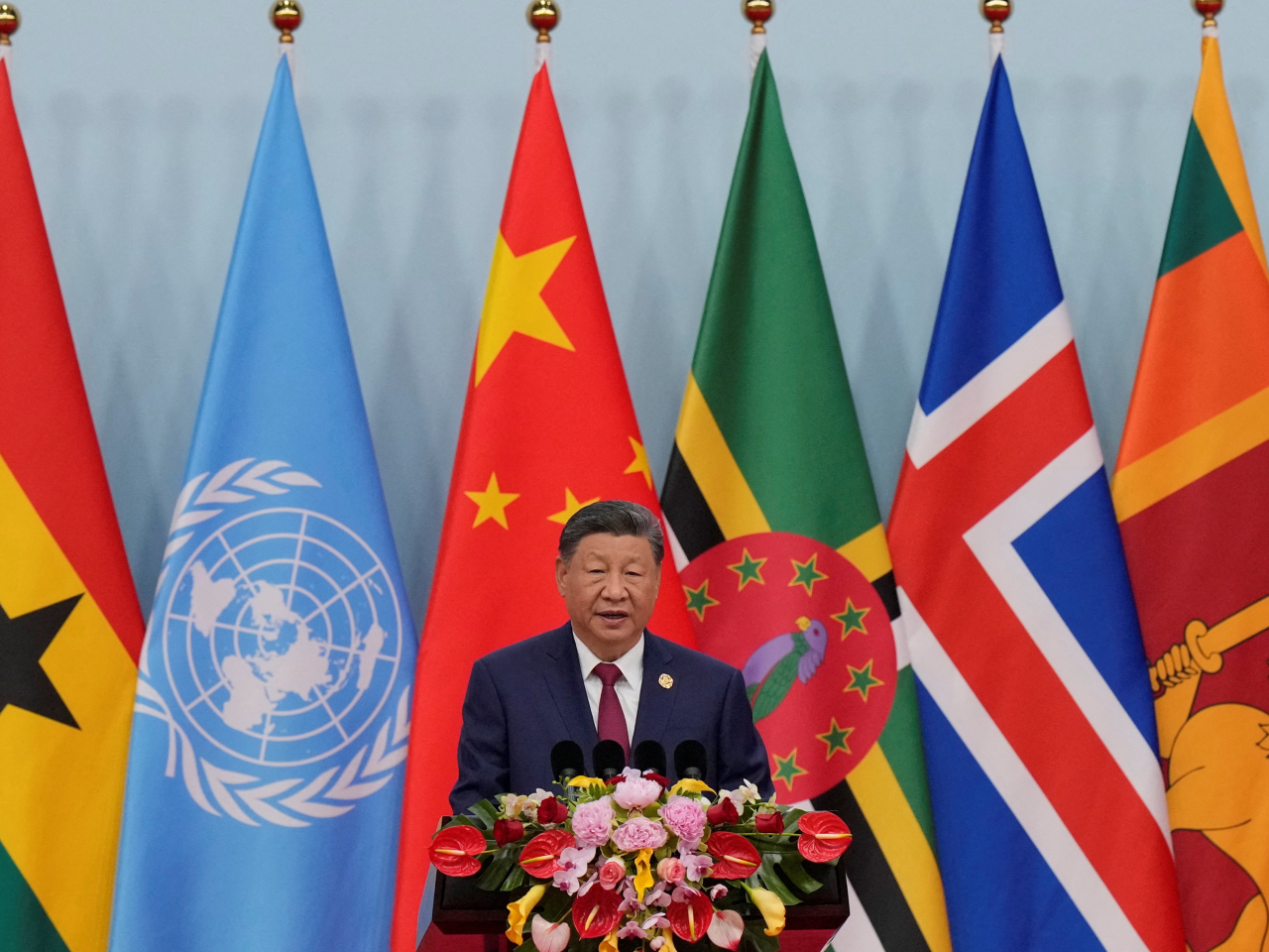 President Xi Jinping says severe challenges remain in women's development around the world. Photo: Reuters