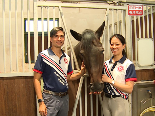 兩名騎手均表示,自己比起過往參加全運會時更加成熟。(張連登攝)
