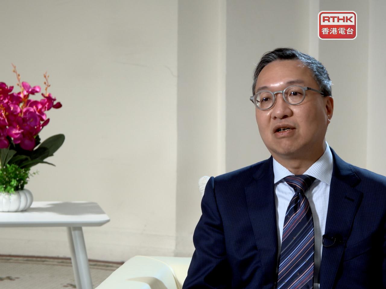 林定國表示，律政司與最高人民法院一直保持緊密聯繫。（港台圖片）