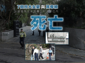 患抑鬱症母親與7個月大女嬰壽山花園寓所死亡　警列殺嬰及自殺案