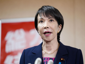 有分析指高市早苗在即將舉行的首相選舉中，或要面臨挑戰。(路透社)