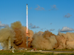 A SpaceX Super Heavy booster carrying the Starship spacecraft lifts off on its 11th test flight at the company&#039;s launch pad in Starbase, Texas. Photo: Reuters