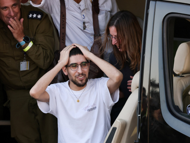 哈馬斯早前已經向以色列釋放20名倖存的被扣押人員。(路透社)