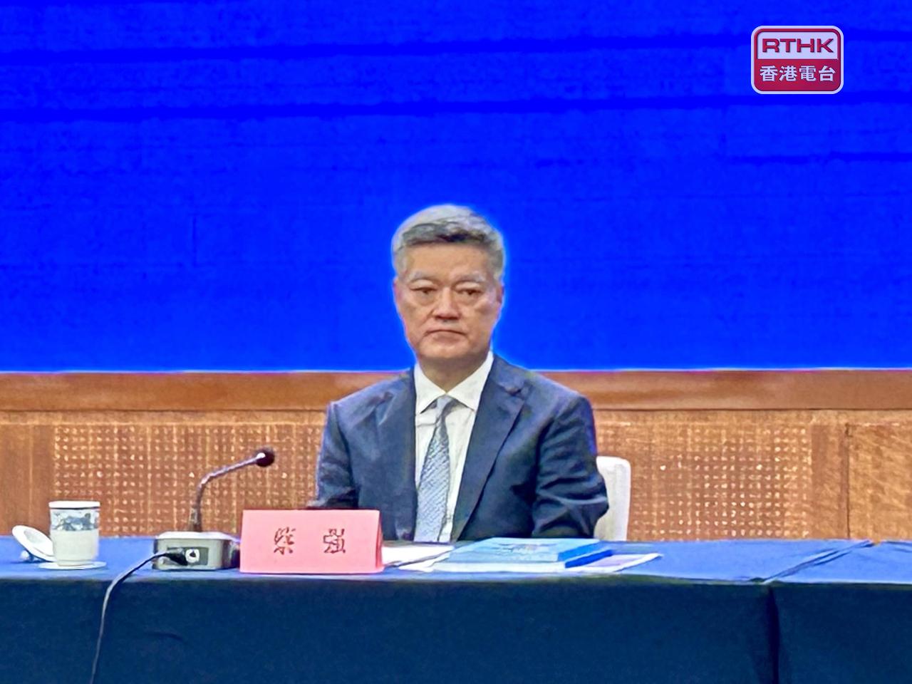 蔡強認為，海南自貿港在當前複雜環境下推出，是國家大膽的單邊開放舉措。（羅煒皓攝）