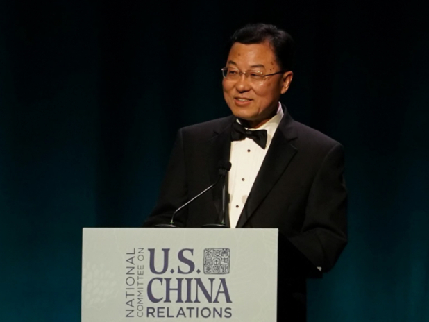 謝鋒說關稅戰、貿易戰打不得,不會有贏家。(中國駐美大使館圖片)