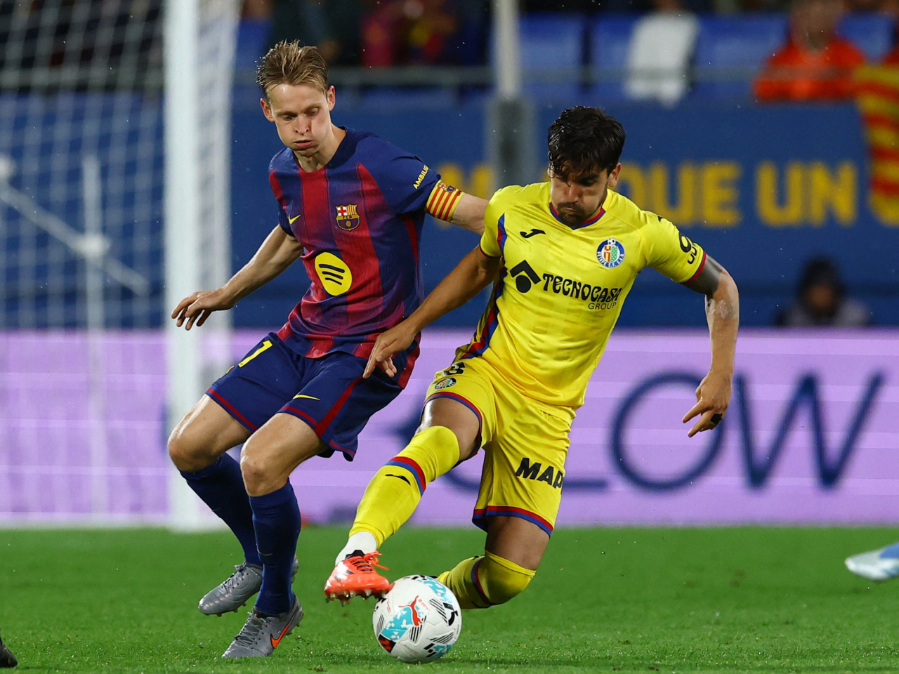 De Jong joined the Catalan giants from Ajax six years ago. Photo: Reuters