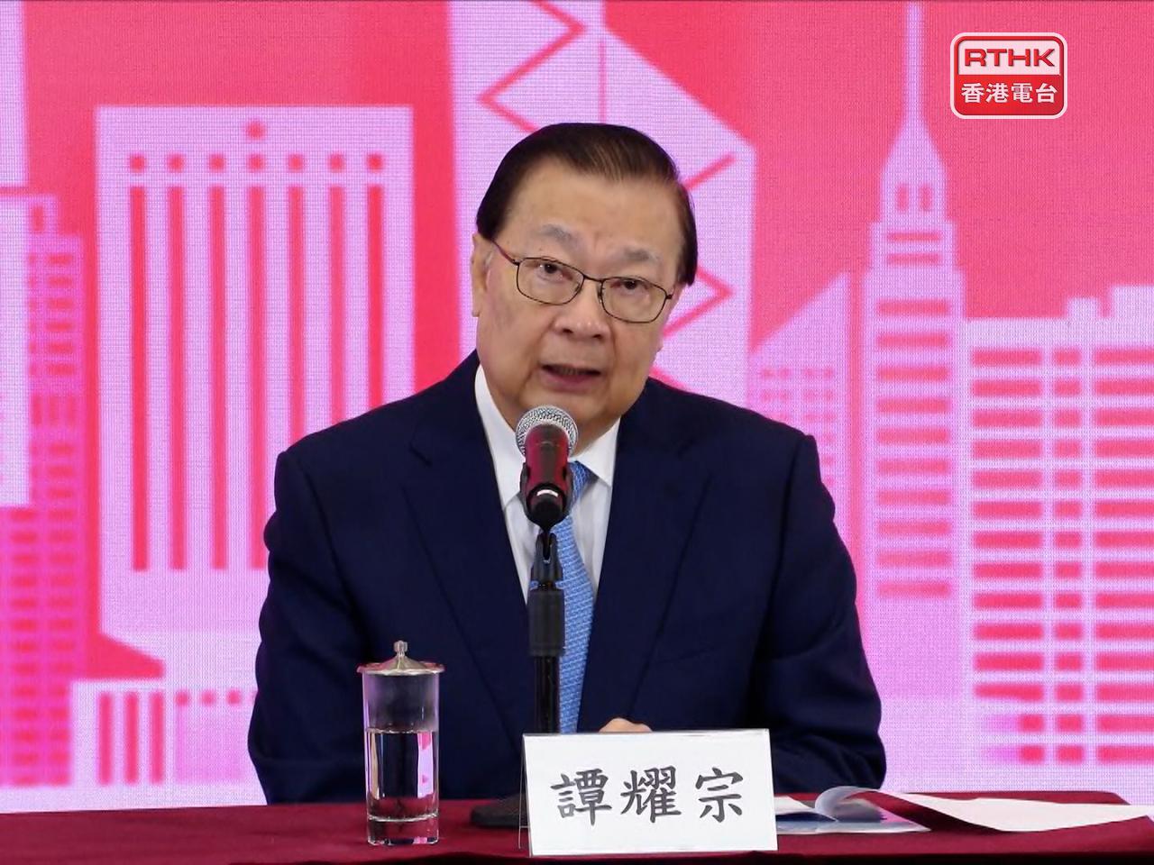 Tam Yiu-chung says the Legislative Council should bear in mind that it shares an equal responsibility if the administration underperforms. Photo: RTHK