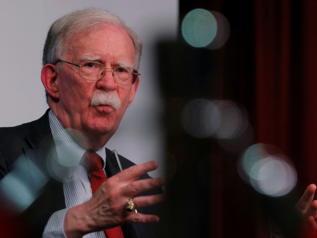 博爾頓被刑事起訴,指他不當處理機密資料。(路透社資料圖片)