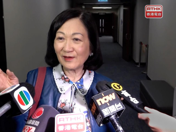 葉劉淑儀指新民黨稍後會有正式宣布。(林紹鋒攝)