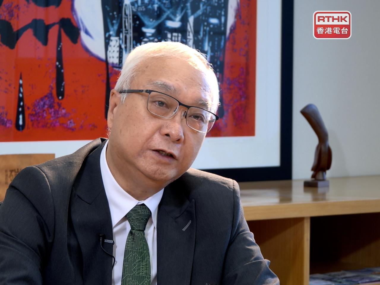 謝展寰將啓程前往北京，出席明日舉行的「一帶一路」綠色創新大會。（港台圖片）