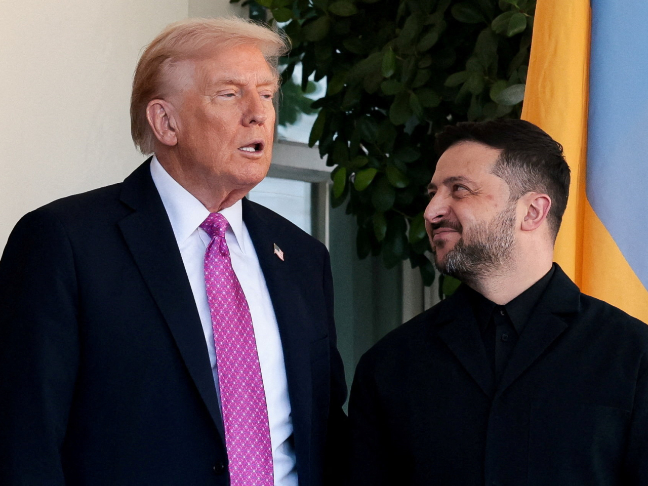 US President Donald Trump meets with his Ukrainian counterpart Volodymyr Zelensky at the White House. Photo: Reuters