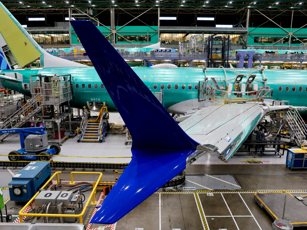 Boeing is said to have received the green light to max out production on the troubled aircraft line at 42 a month. File photo: Reuters