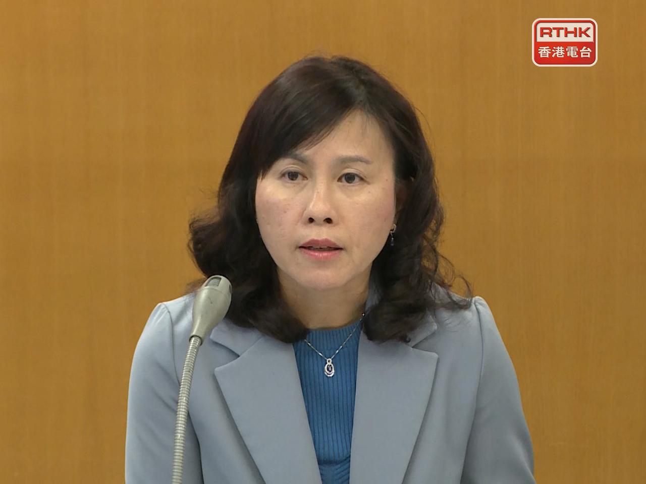 陳美寶表示，未來需要籌備的工作包括細化網約車平台規管及平台入場門檻。（港台圖片）