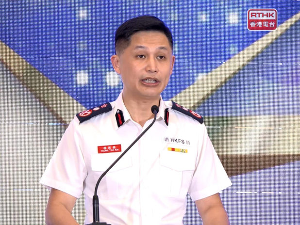 楊恩健說，本港每年約有8000多宗院外心臟驟停事故，平均每日約有22宗。（廖漢榮攝）