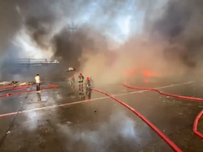 Fire grounds flights at Bangladesh's airport