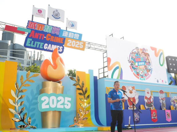 周一鳴說，要做好防罪滅罪工作，不能單靠警隊的努力。（政府新聞處）