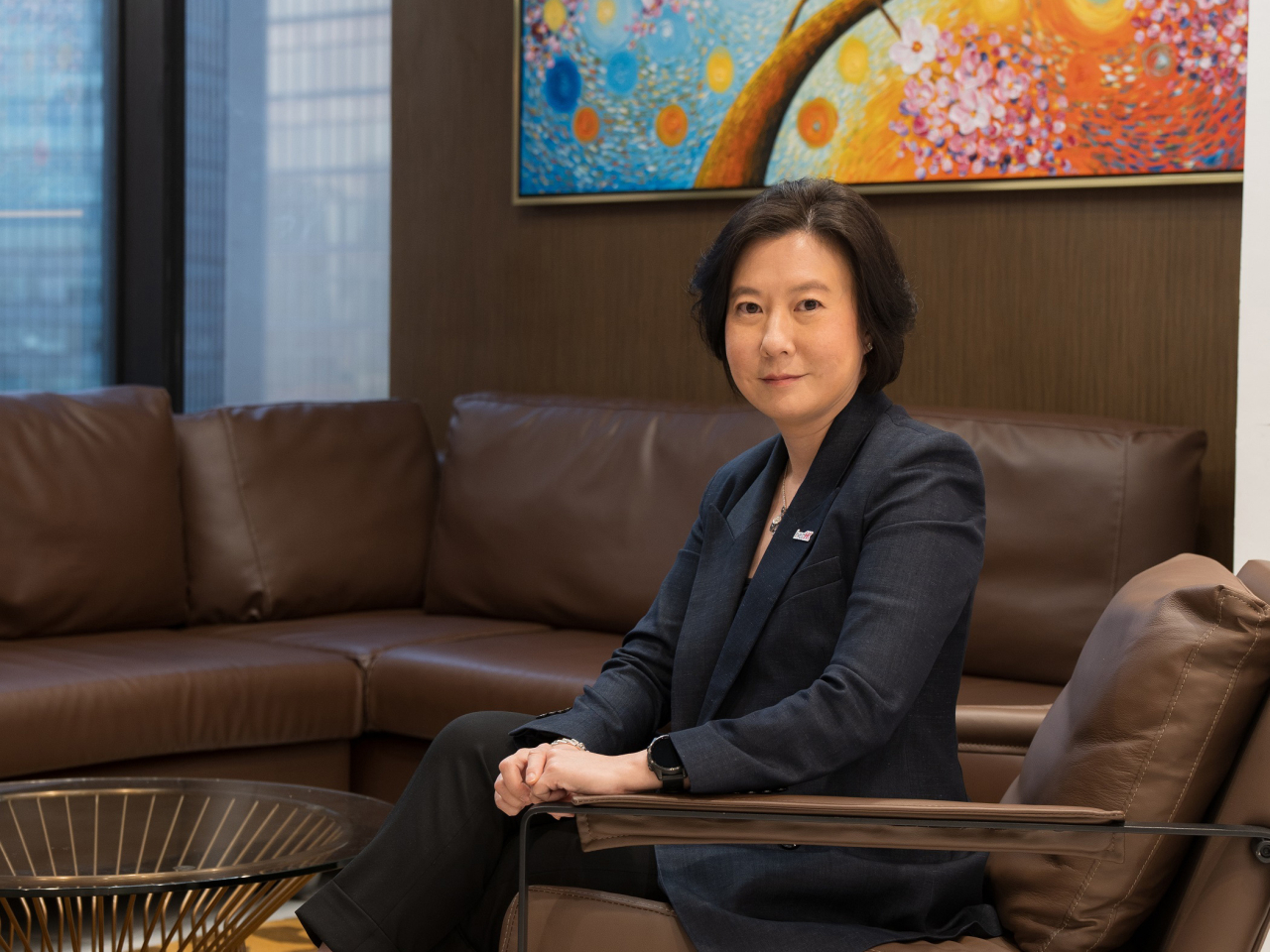 劉凱旋說，香港能為中亞的基建及發展項目提供多元化融資渠道。（政府新聞處）