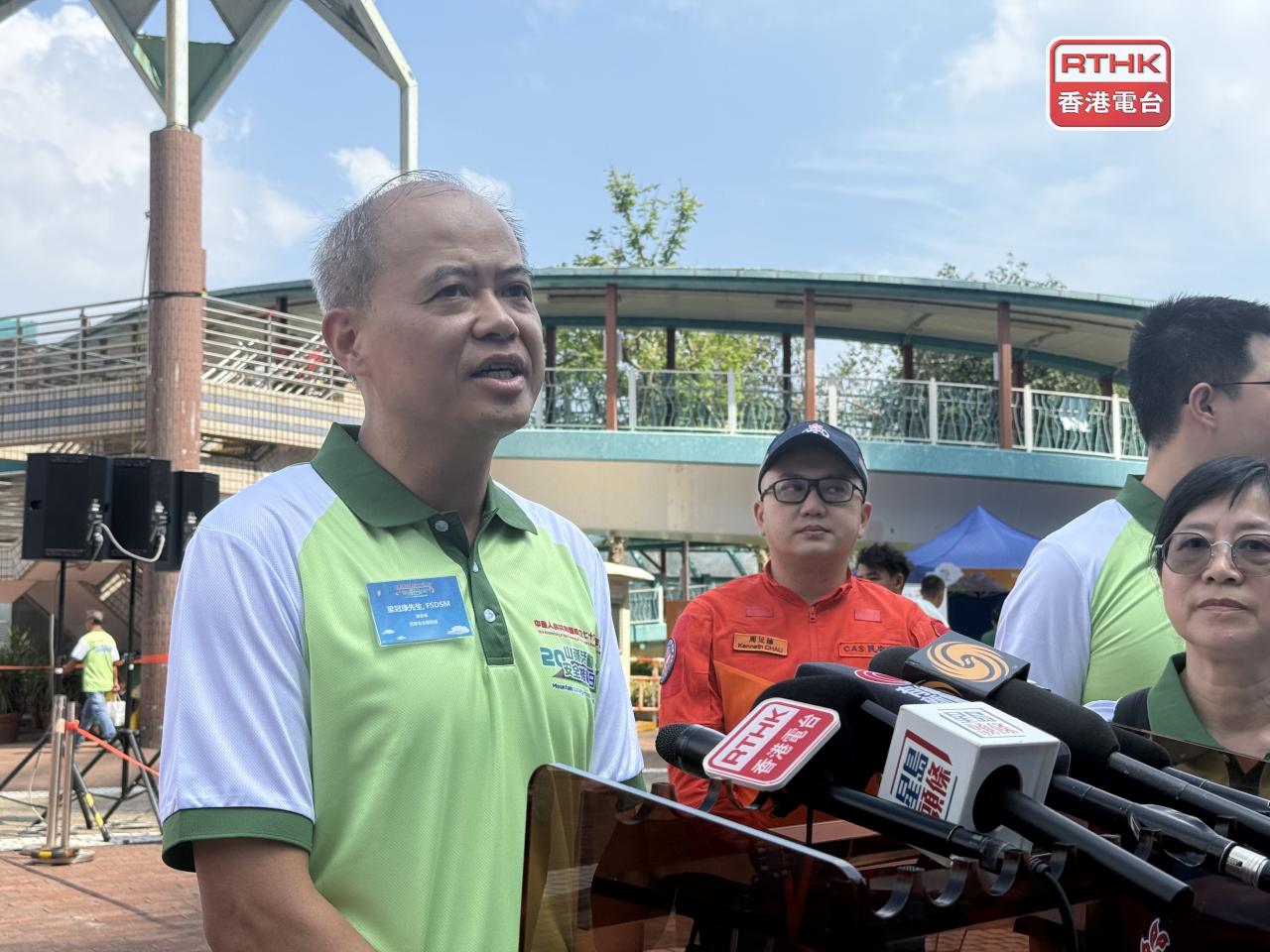 梁冠康說，民安隊會加強保育工作，包括在西貢破邊洲一帶進行導賞。（陳曉筠攝）
