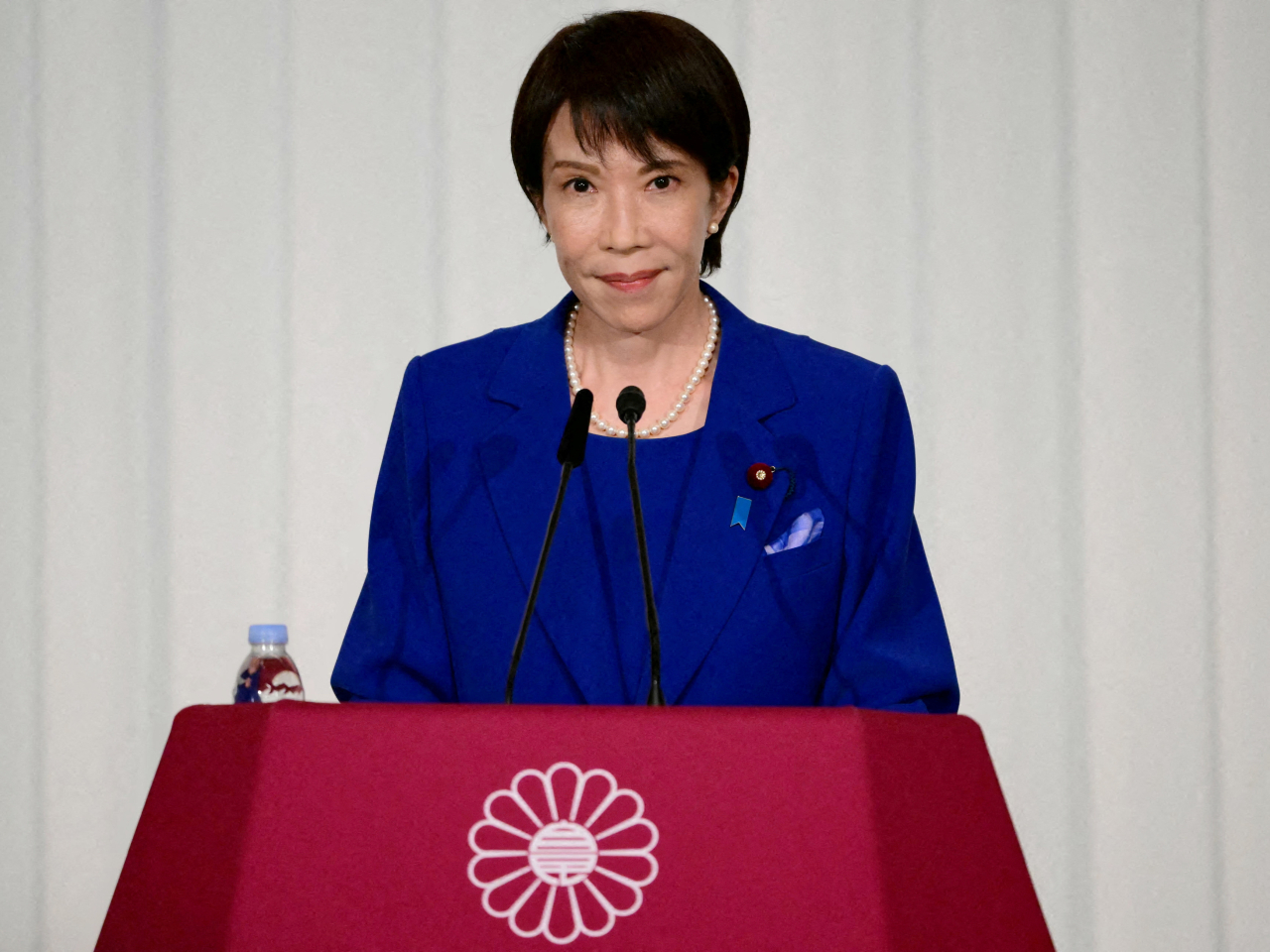 高市早苗可望成為日本首位女首相。(路透社資料圖片)