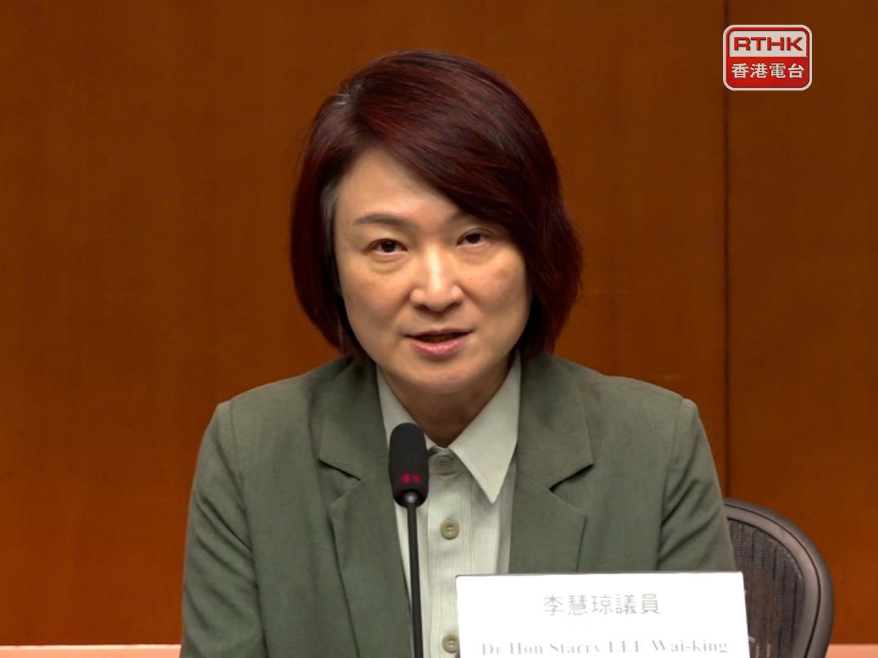 李慧琼表示，會先集中做好現在的工作和角色。（林紹鋒攝）