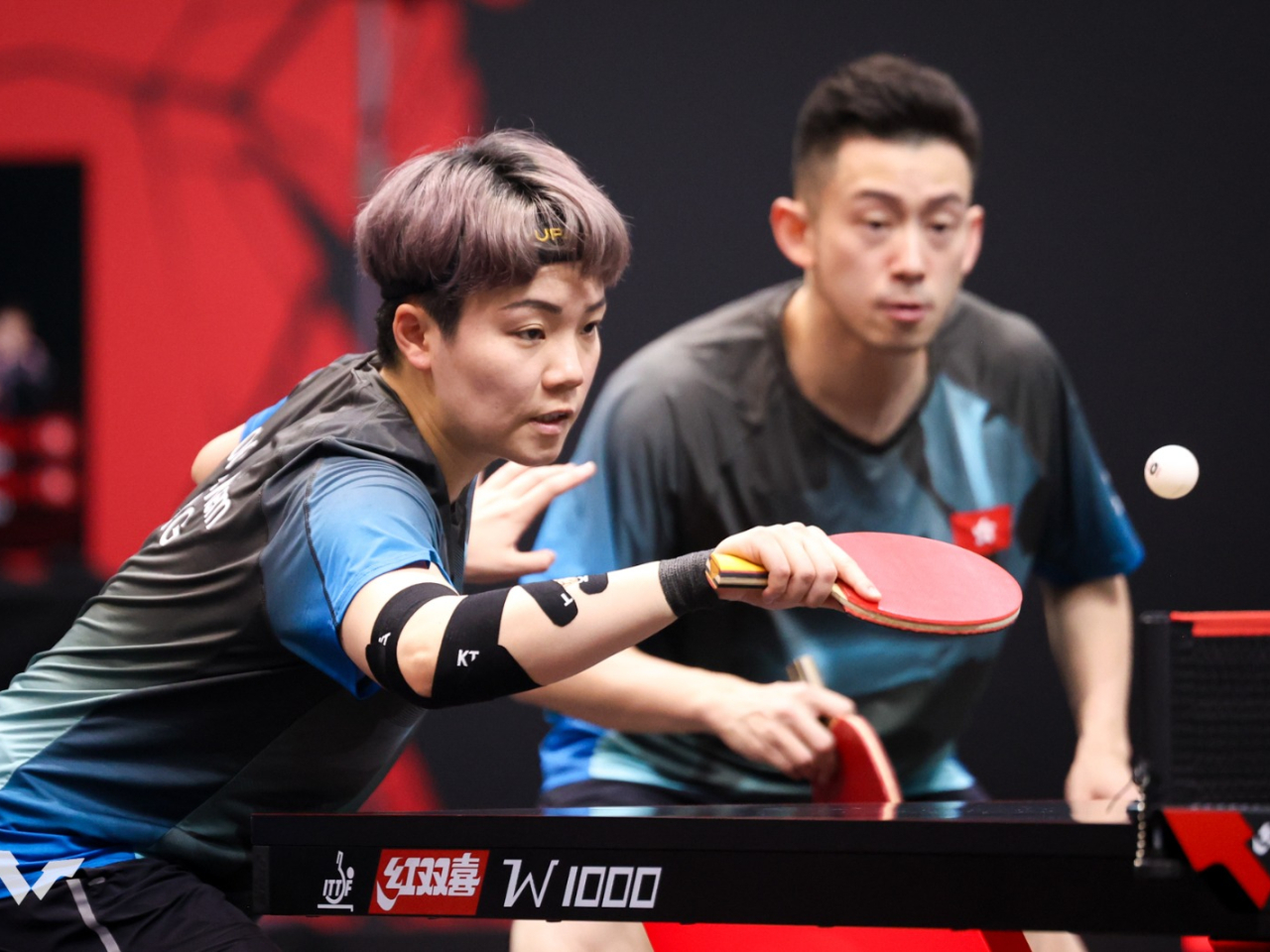 The pair said they would rely on their greatest assets: a decade-long partnership and the unwavering support of their home fans. Photo courtesy of WTT