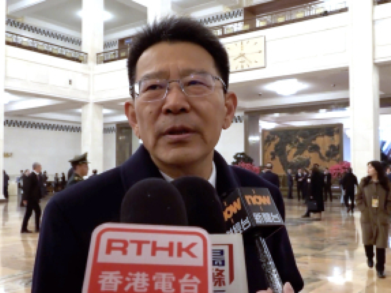 新華社報道，國務院免去王靈桂的國務院港澳事務辦公室副主任職務。（港台圖片）