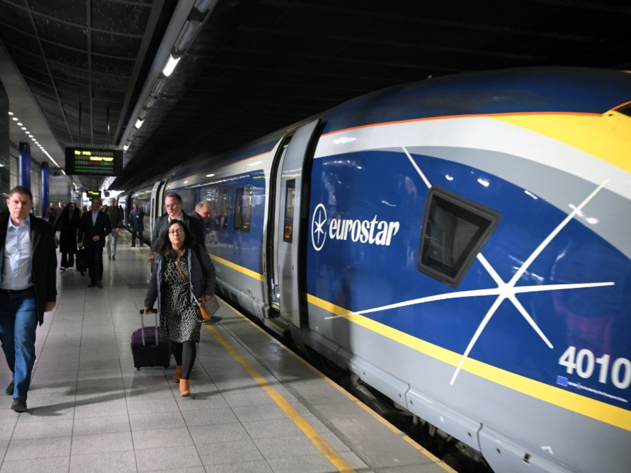 The new double-decker electric trains are said to allow Eurostar to reach 30 million annual passengers by the new decade. File photo: AFP