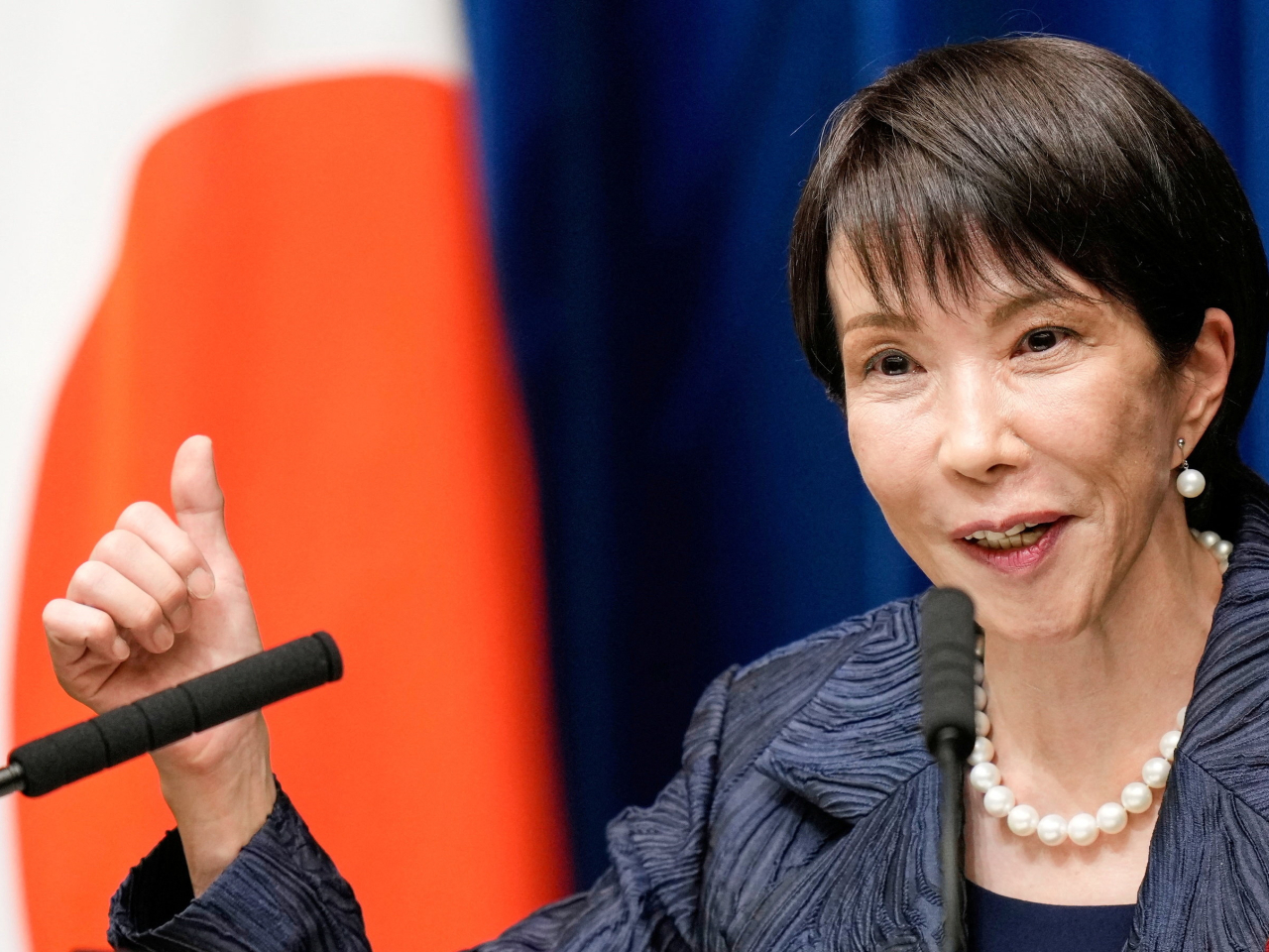 據報高市早苗希望藉與特朗普舉行的首次面對面會談，確認日美間的團結。（路透社資料圖片）