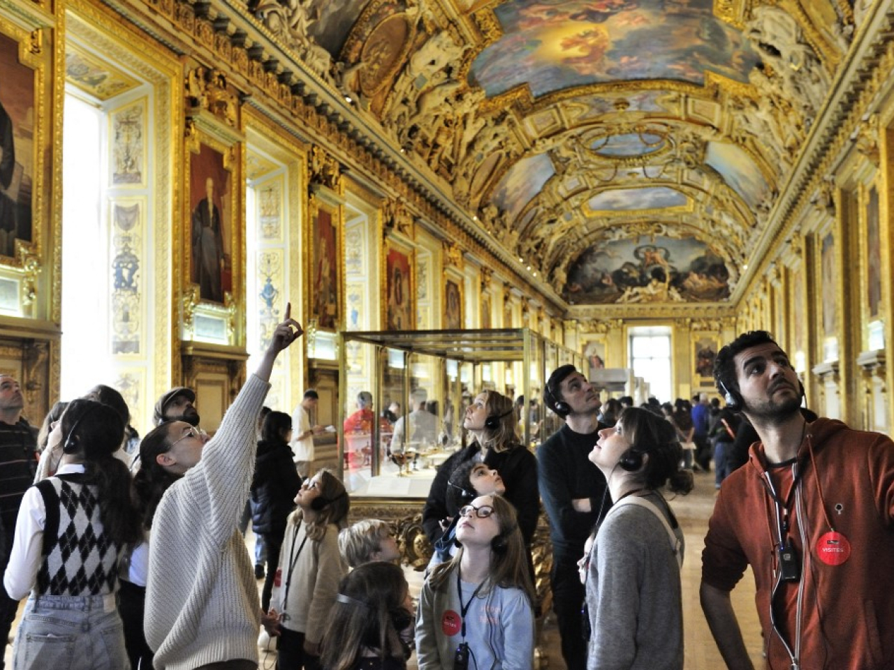 Apollo Gallery remains off-limits to the hordes of visitors that stream into the Louvre. File photo: AFP