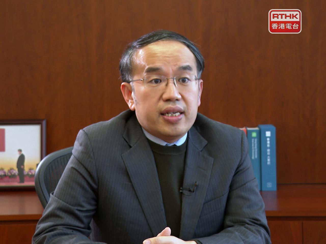 許正宇稱公司註冊處近月陸續收到申請及大量查詢，反映企業對香港營商環境充滿信心。（港台圖片）