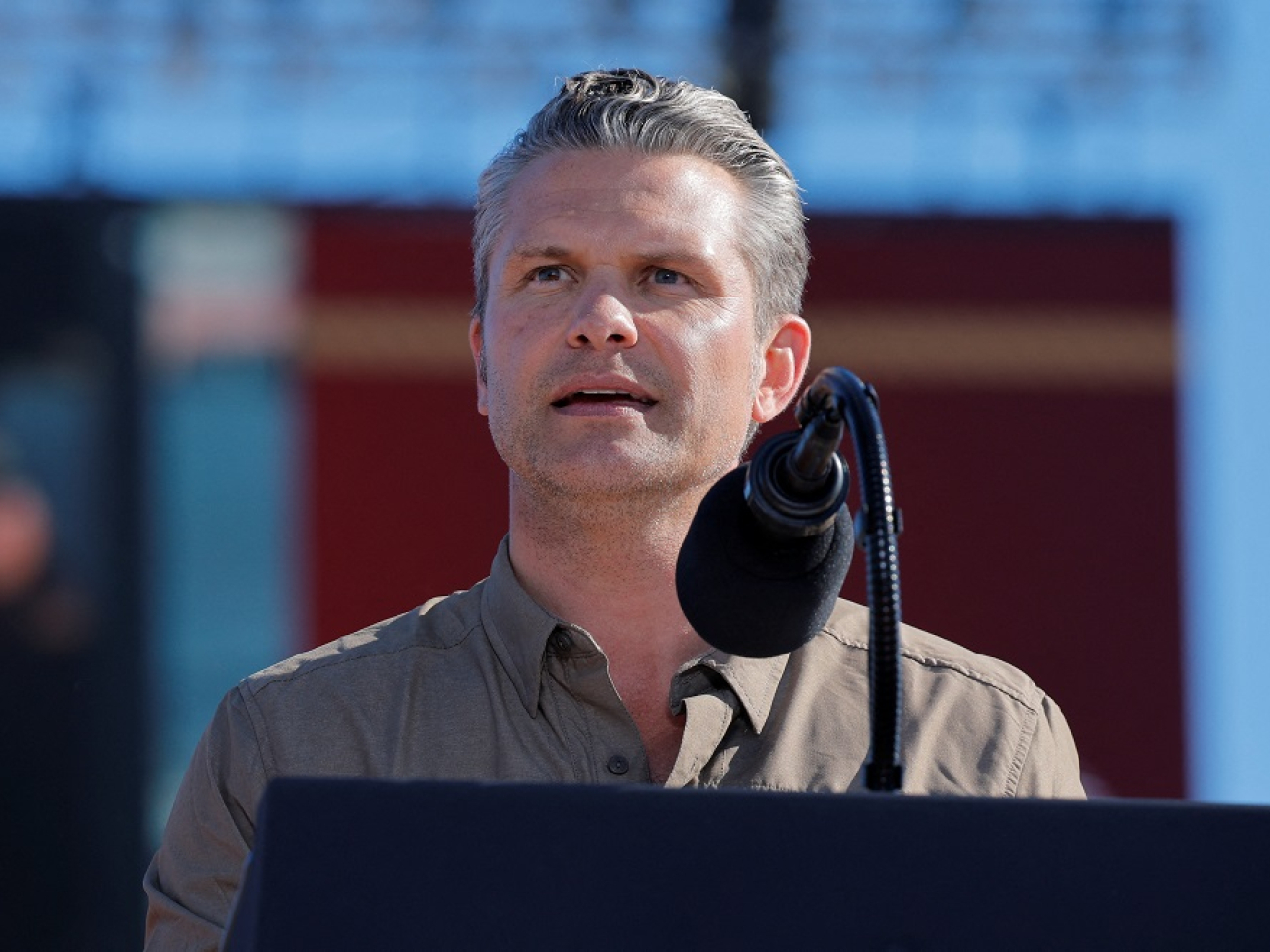 US Defence Secretary Pete Hegseth claims there were two "narco-terrorists" on board the vessel at the time of the strike, the first of its kind in the Pacific. File photo: Reuters