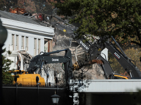White House wing to be demolished for Trump ballroom