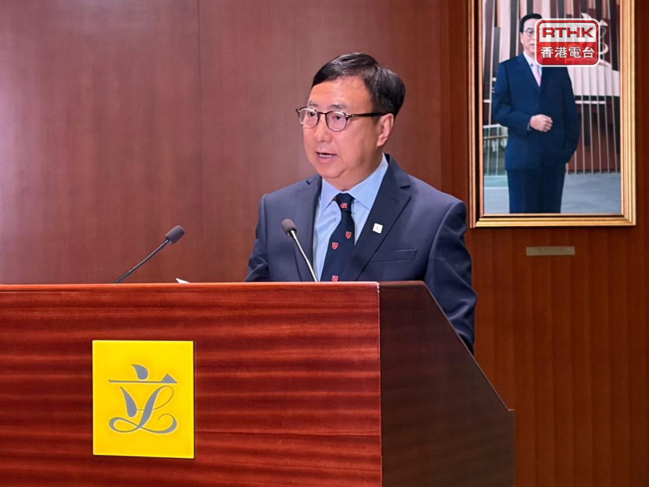 狄志遠冀下屆立法會有多元聲音。（陳樂謙攝）
