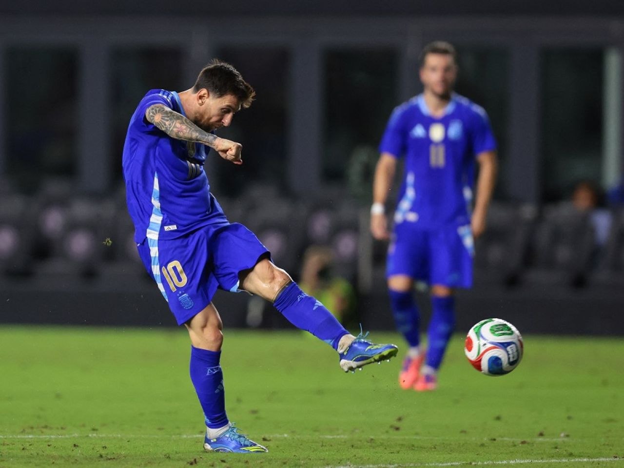 Messi could play at a sixth World Cup next year, which would set a new all-time record, although he could be matched by long-time rival Cristiano Ronaldo. Photo: Reuters