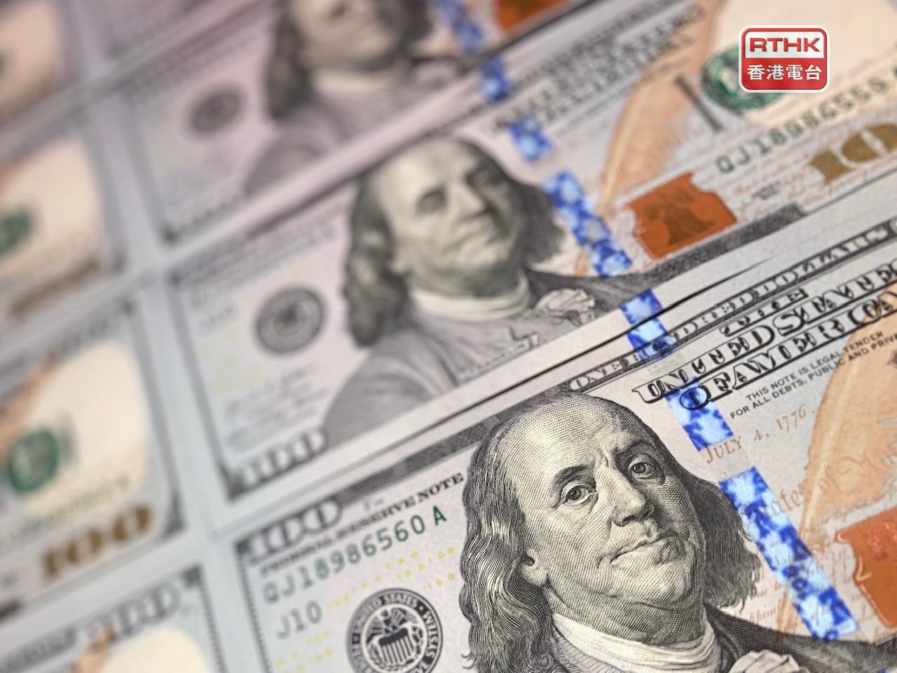 美元變動不大，美元指數在紐約尾市報98.93。（港台圖片）