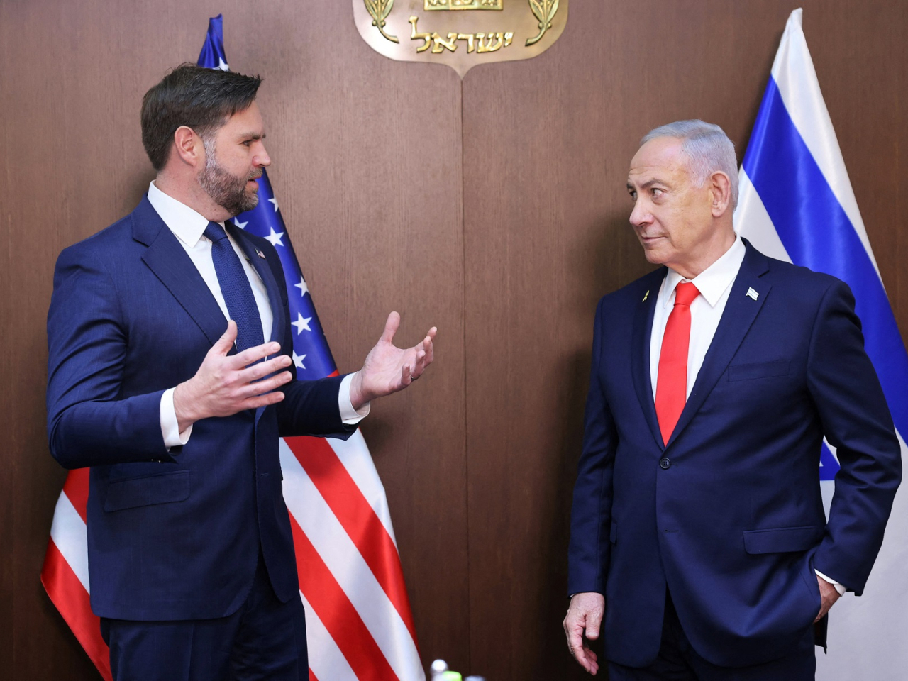 US Vice President JD Vance criticised a move by the Israeli lawmakers towards annexing the West Bank, saying it appeared to be a "very stupid political stunt". Photo: Reuters