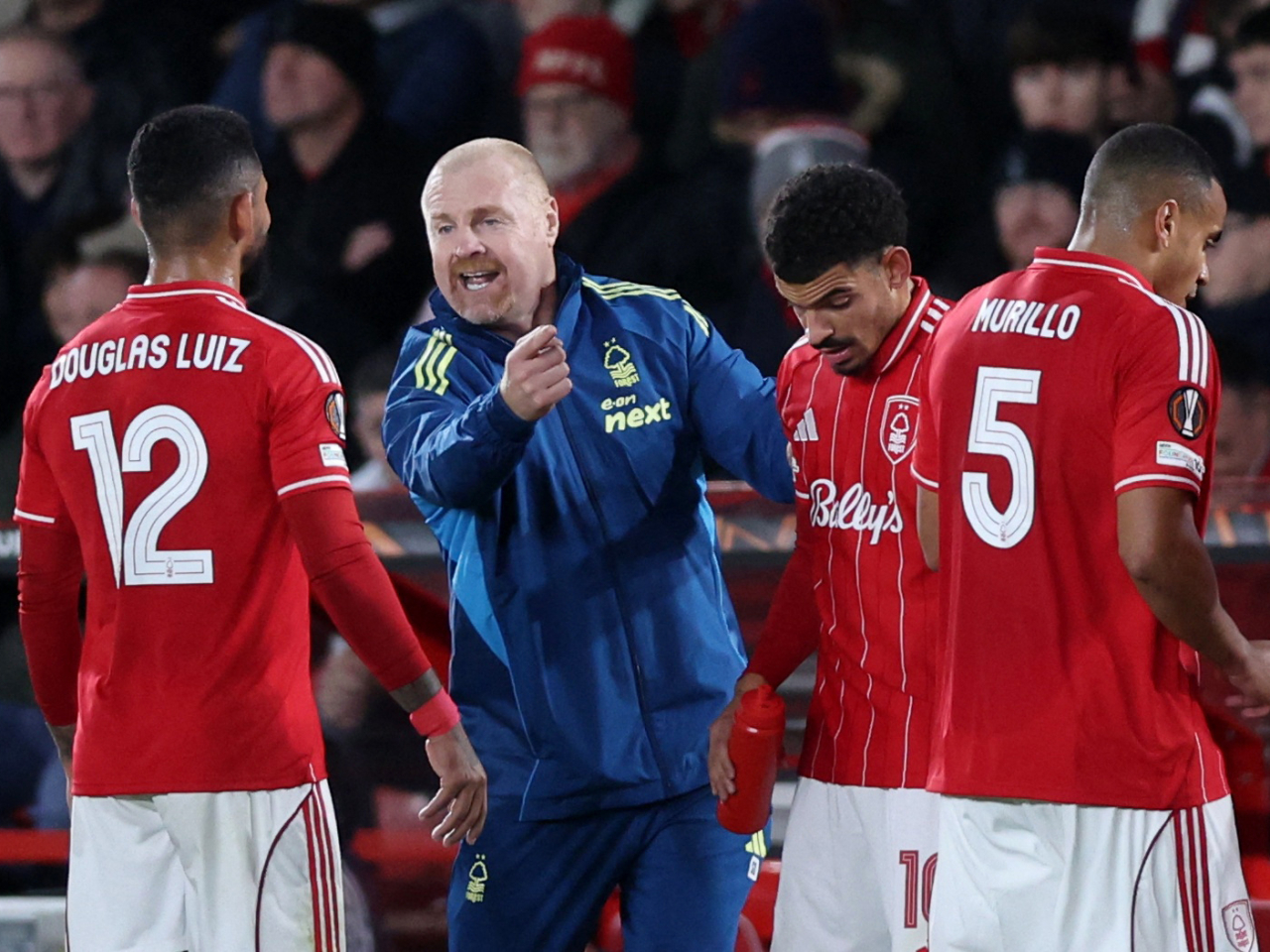 Dyche's tenure began on a high, with Forest notching their first European victory in 30 years. Photo: Reuters