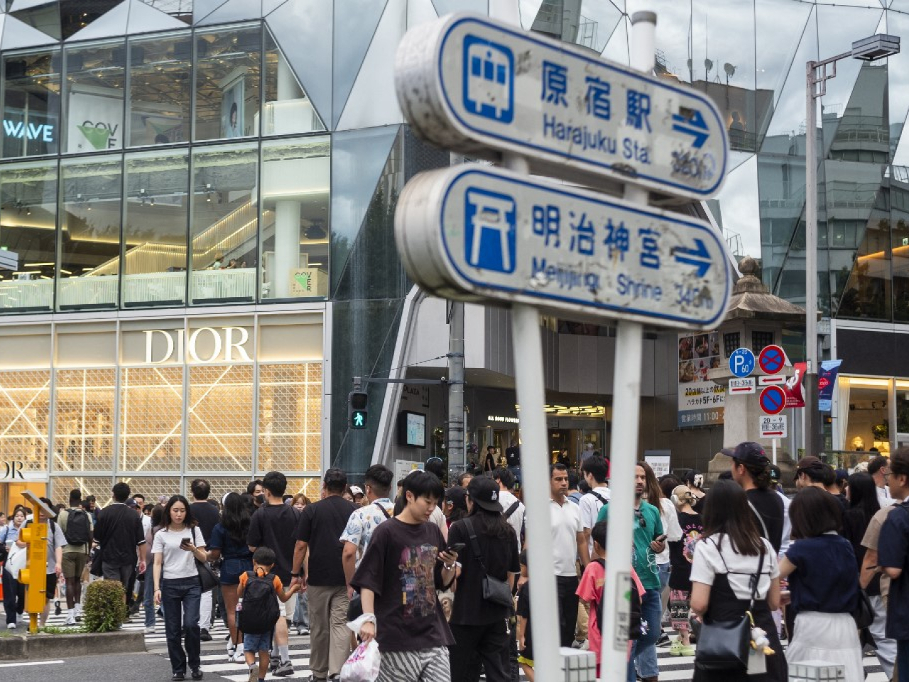 日本9月全國核心CPI按年升2.9%，升幅高過8月的2.7%，符合市場預期。（法新社資料圖片）