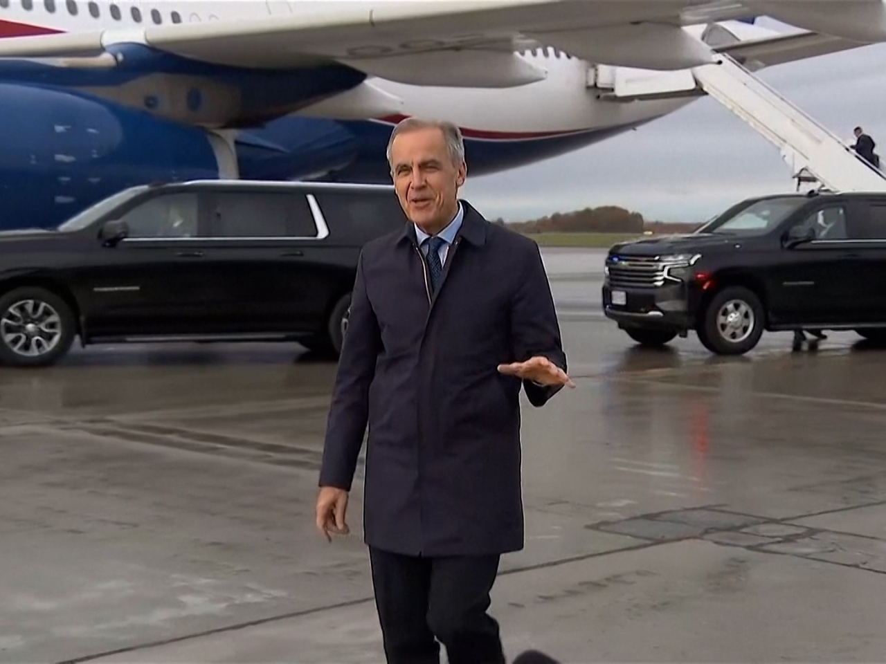 Canadian Prime Minister Mark Carney says his country is ready for further trade talks when the US is ready. Photo: Reuters