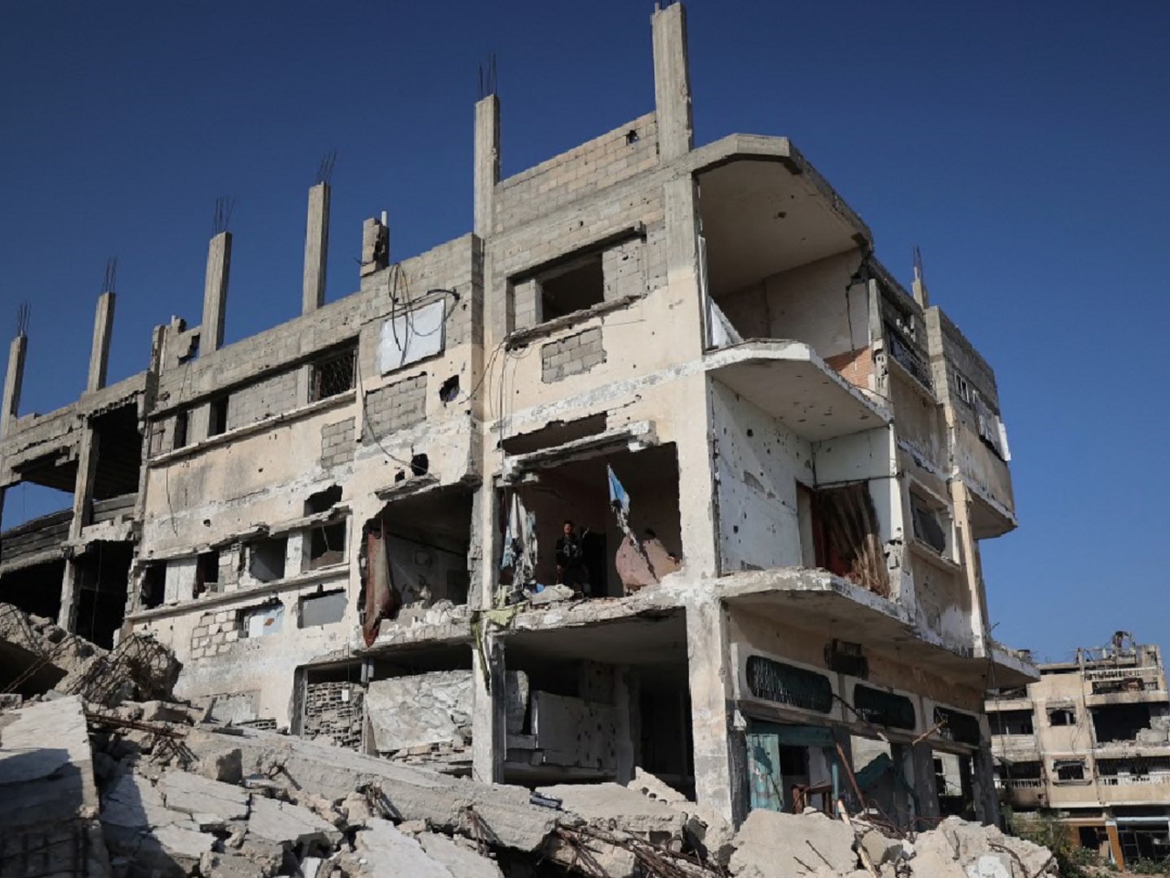 聲明呼籲成立一個國際委員會,專門監督加沙(圖)重建工作的資金及執行情況。(法新社資料圖片)