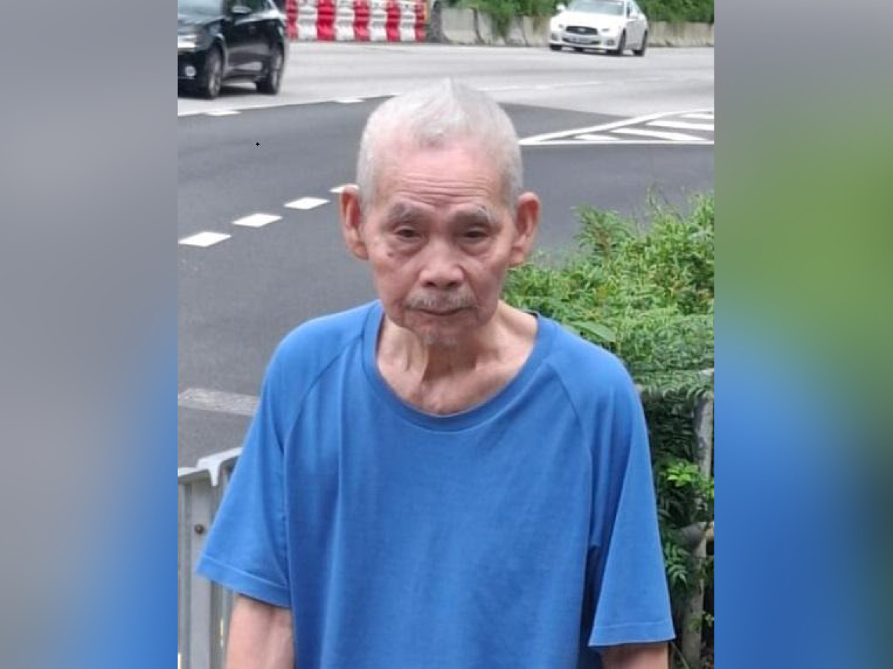 79歲男子黃錦禮昨日離開彩虹道住所後失蹤。（政府新聞處）